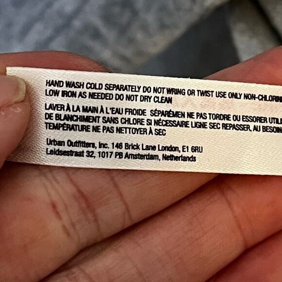 ANTHROPOLOGIE Daily Practice Off-The-Shoulder Velvet Mini Dress Gray Size Large - Picture 5 of 6